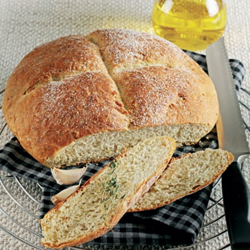sarımsaklı ve kekikli ekmek