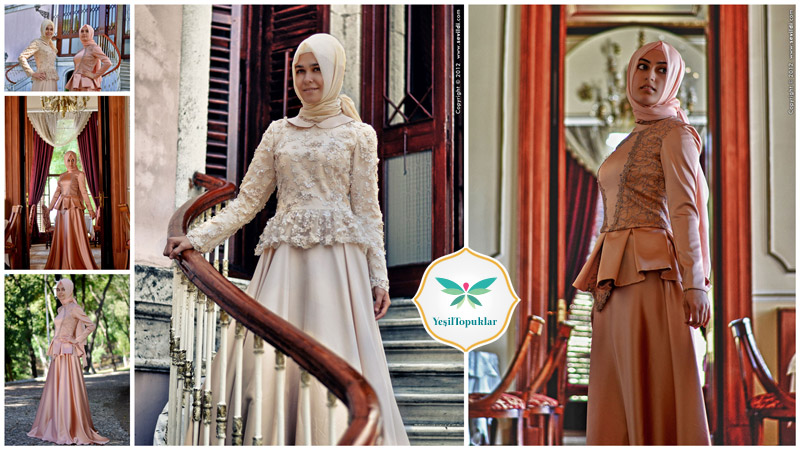 Tesettür Abiye Elbise Modelleri 2013 Fatma Sevildi