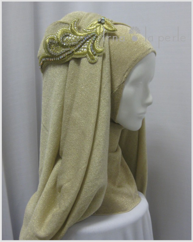 2013 Tesettür Nişan Başı Modelleri-7