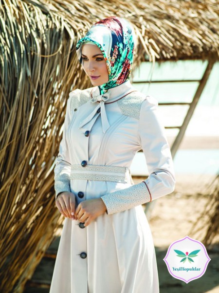Zühre Tesettür Giyim 2013 İlkbahar-Yaz Kap Modelleri-10