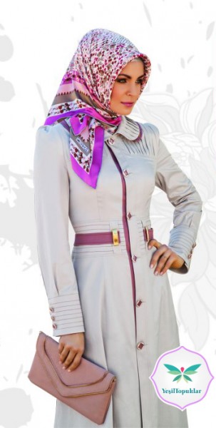 Zühre Tesettür Giyim 2013 İlkbahar-Yaz Kap Modelleri-1