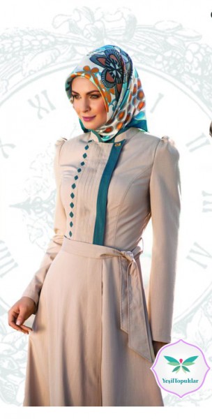 Zühre Tesettür Giyim 2013 İlkbahar-Yaz Kap Modelleri-8