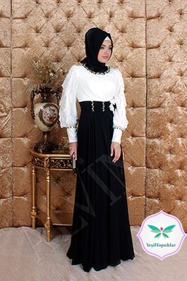 Alvina 2013 Tesettür Abiye Elbise Modelleri-2
