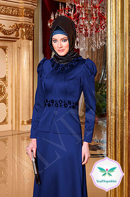 Alvina 2013 Tesettür Abiye Elbise Modelleri-4
