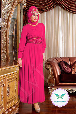 Alvina 2013 Tesettür Abiye Elbise Modelleri-6