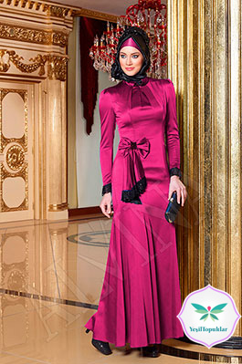 Alvina 2013 Tesettür Abiye Elbise Modelleri-8