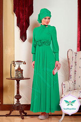Alvina 2013 Tesettür Abiye Elbise Modelleri-9