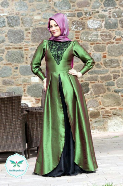 Minel Aşk Butik 2013 Tesettür Abiye Modelleri-7