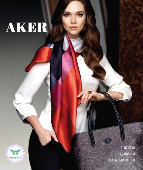 Aker 2013-2014 Sonbahar Kış Tesettür Giyim Modelleri-2
