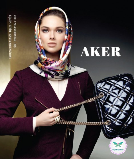 Aker 2013-2014 Sonbahar Kış Tesettür Giyim Modelleri-6