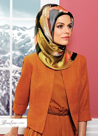 Bona Sera 2013 – 2014 Sonbahar Kış Eşarp Modelleri-3