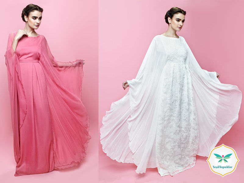 Tesettür Abiye Elbise Modelleri 2014