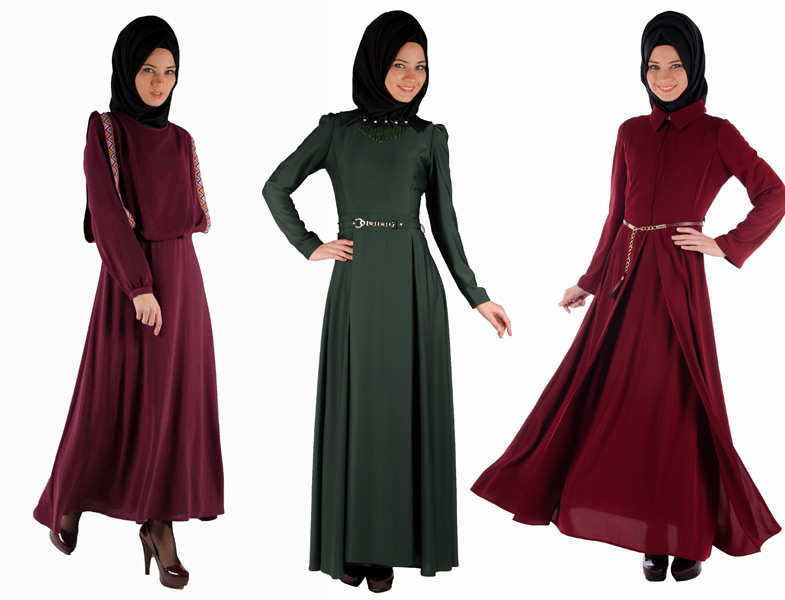 Tuğba Venn Tesettür Elbise Modelleri 2014