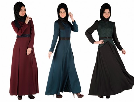 Tuğba Venn Tesettür Elbise Modelleri 2014