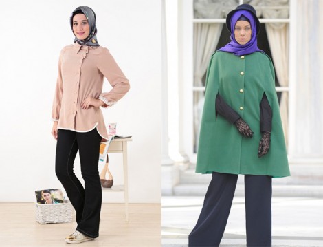 Aida Üstün Tesettür Giyim Modelleri 2014