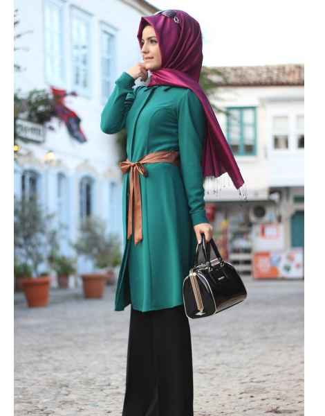 Tesettür Modellerinde Elegan Stil Arayanlar İçin En Şık Modeller-12