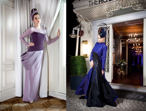 Bukra Couture 2014 Tesettür Abiye Elbise Modelleri