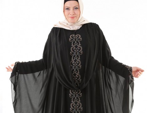 Büyük Beden Tesettür Abiye Elbise Modelleri 2014