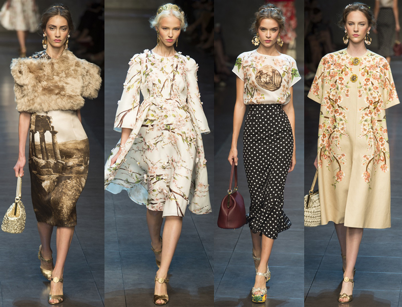 Dolce Gabbana 2014 İlkbahar-Yaz Koleksiyonu