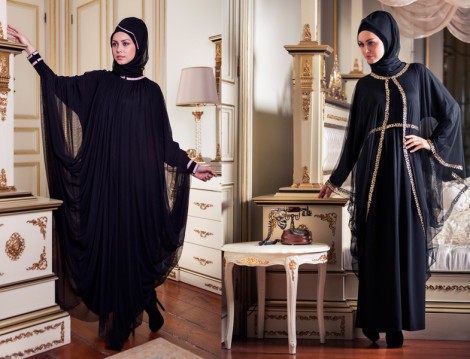 Tesettür Abaya ve Ferace Modelleri 2014 Begüm Collection