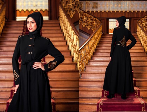 Tesettür Abaya ve Ferace Modelleri 2014 Begüm Collection