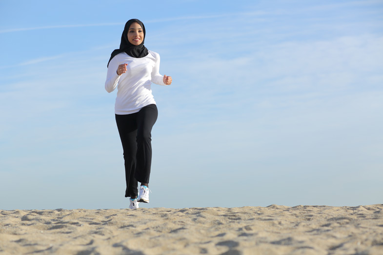 Spor Yapan Müslüman Kadın