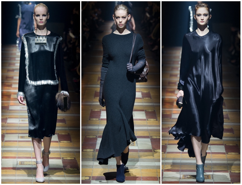 Lanvin 2014-2015 Sonbahar Kış Siyah Renk Giyim Modelleri