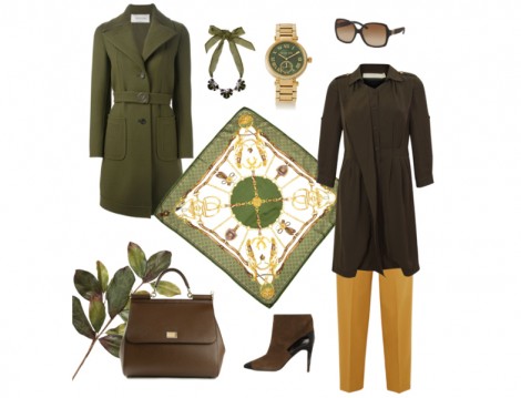 Dort Farkli Esarpla Dort Dortluk Kombinler