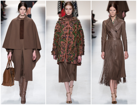 Valentino 2014-2015 Sonbahar Kış Kahverengi Giyim Modelleri