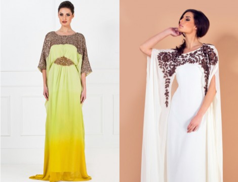 2015 Tesettür Kına Gecesi Elbise ve Kaftan Modelleri