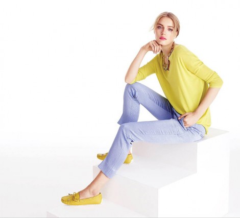 İpekyol 2015 Sarı Triko ve Ayakkabı Modeli