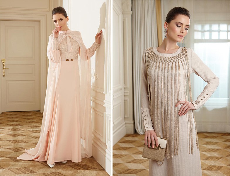 Tesettür Abiye Elbise Modelleri 2015