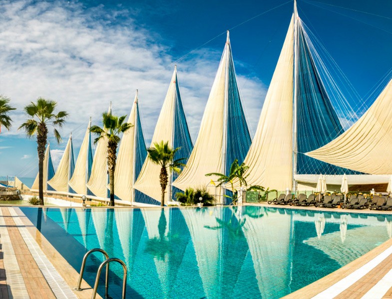 Adin Beach Hotel Muhafazakar-Oteller