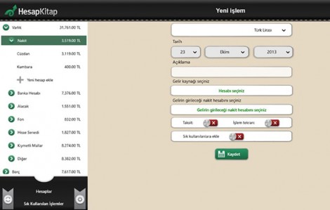 HesapKitap Uygulaması