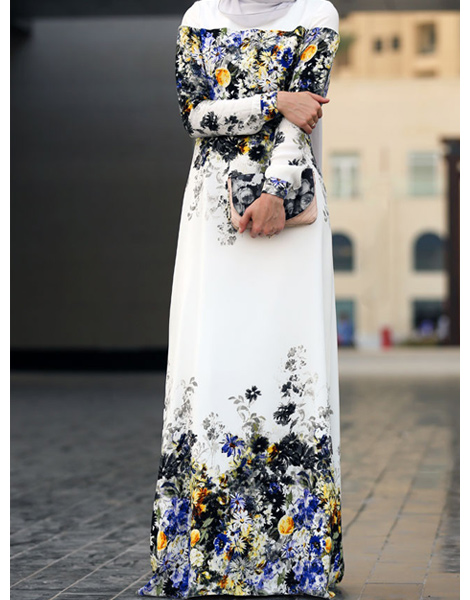 Annah Hariri Tesettür Elbise Modelleri-9