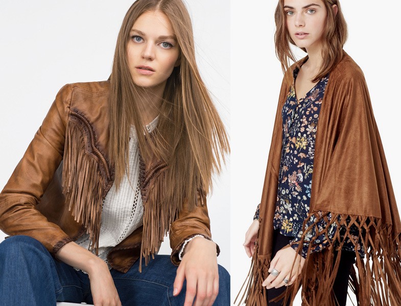 Zara 2015-16 Sonbahar Kış Püskül Trendi