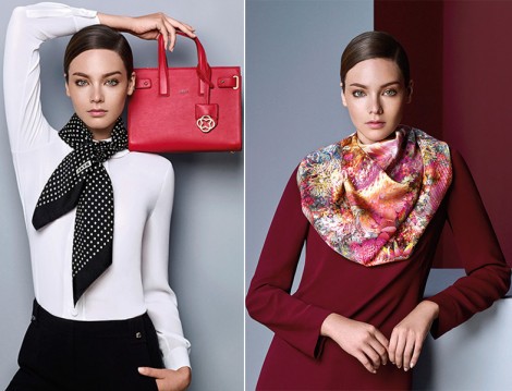 Aker 2015-16 Sonbahar Kış Kırmızı Giyim ve Çanta Modelleri