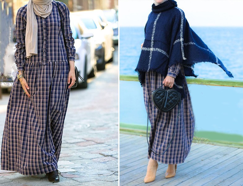Annah Hariri 2015-16 Sonbahar Kış Elbise ve Panço Modelleri