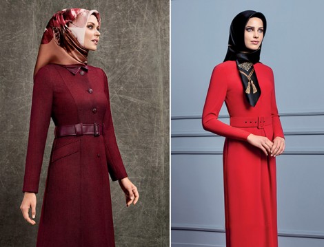 Armine 2015-16 Sonbahar Kış Kırmızı Giyim Modelleri
