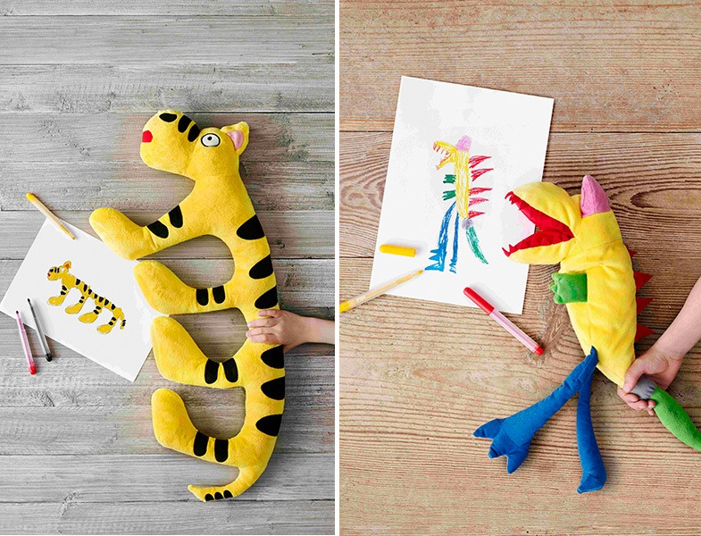 IKEA'da Çocukların Çizimleri Oyuncağa Dönüşüyor