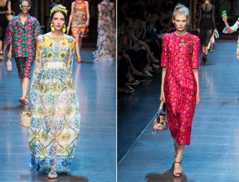 Dolce Gabbana 2016 Yaz Elbise Modelleri