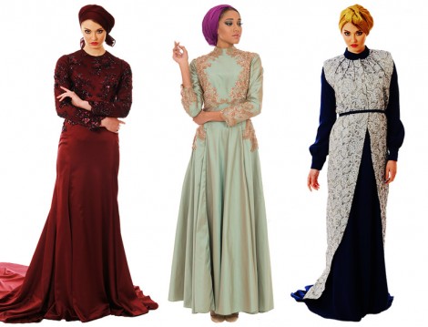 Hayalen Moda Evi Tesettür Abiye Elbise Modelleri 2016