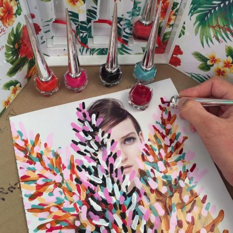 Graffiti Sanatçısı Michael De Feo'nun Çiçek Sanatı