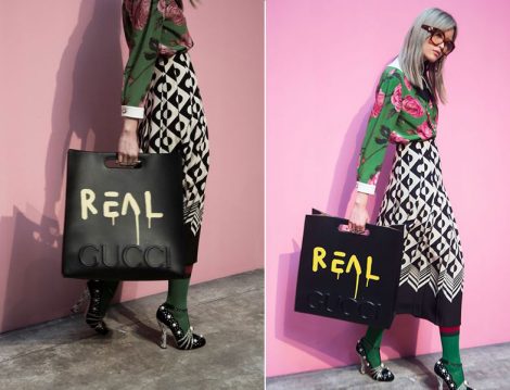 Gucci Mesaj Baskılı Çanta Modelleri