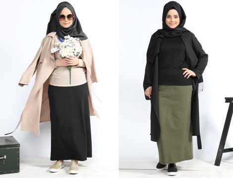 Alia Giyim 2016 Büyük Beden Tesettür Modelleri