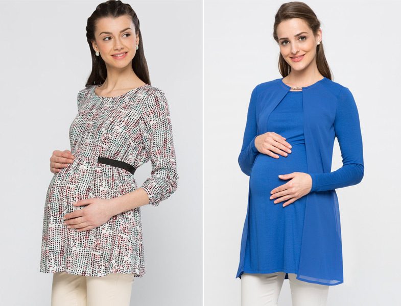 Hamileler için Tesettür Giyim Modelleri 2016