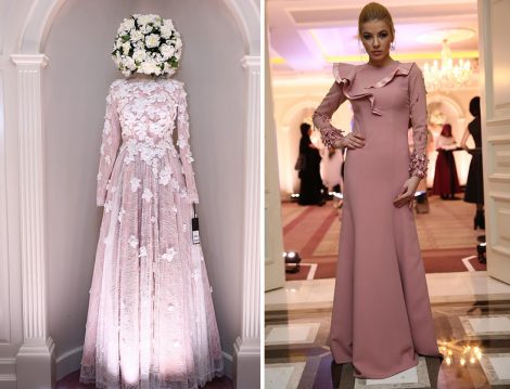 2016 Yaz Tesettür Abiye Elbise Modelleri 