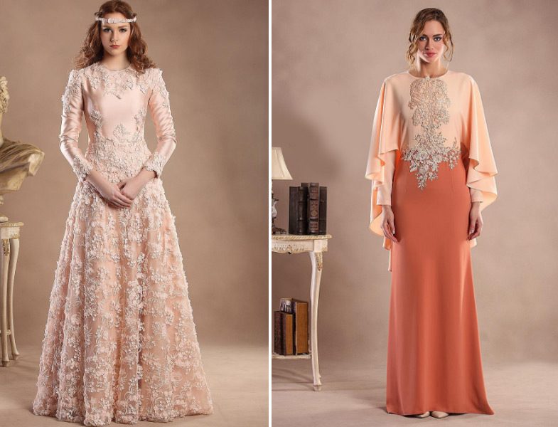 2016 Yaz Tesettür Abiye Elbise Modelleri