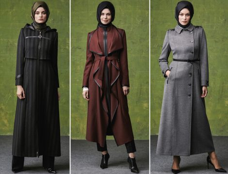 Zühre Pardesü 2016-2017 Tesettür Palto Modelleri