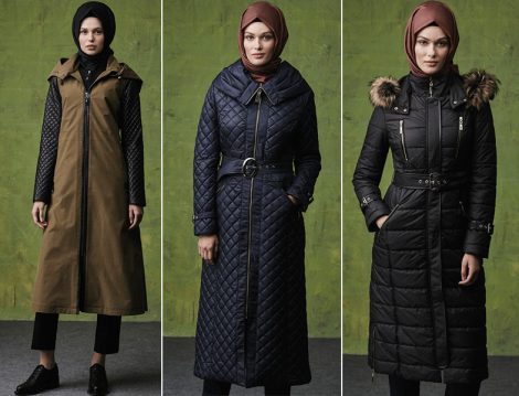 Zühre Pardesü 2016-2017 Tesettür Palto Modelleri